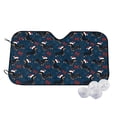 thumbnail image 1 of Kdxio Christmas Dachshund Print Windshield Sun Shade,UV Rays and Sun Heat Protection,Sunshade for Car Windshield,Car Shade Front Windshield -, 1 of 6