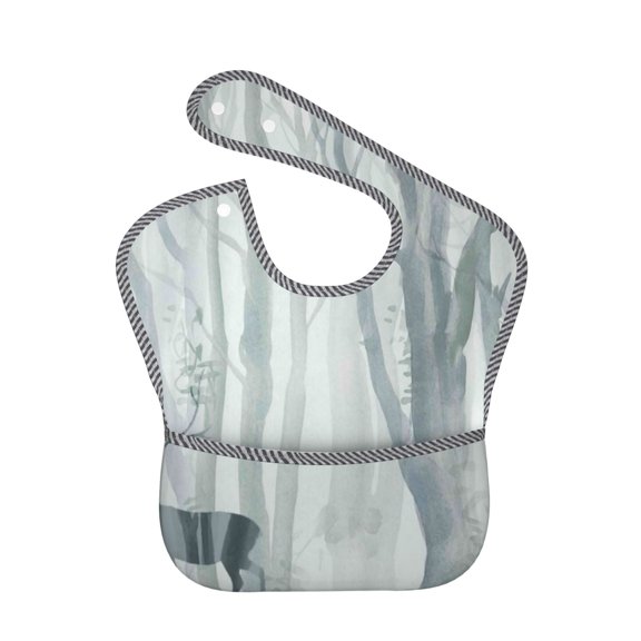 Kdxio Christmas Deer Bibs For Babies, Baby Bibs for Eating, Toddler Bibs, Waterproof Bibs, Feeding Bibs, for Toddlers, Boys, Girls