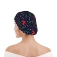 thumbnail image 1 of Kdxio Christmas Deer Print Shower Cap for Women,Elastic and Reusable,Double Waterproof Layers Bathing Hat, 1 of 6