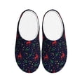 thumbnail image 1 of Kdxio Christmas Deer Women's Men's Slippers Plush Slip-On House Slipper for Winter Indoor Soft Cushion Non-slip Fluffy Slides Slippers-13, 1 of 7