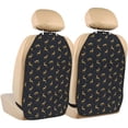 thumbnail image 1 of Kdxio Christmas Deers Print 2 Pack Car Kick Mat Seat Cover Back Protector Mat with Pockets for Organizer Backseat Protector and Storage Anti Kick Pad for Vehicles, 1 of 1