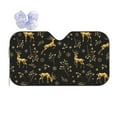 thumbnail image 1 of Kdxio Christmas Gold Deers1 Print Front Windshield Sun Shade,Folding Auto Sunshade for Car Truck SUV-Small, 1 of 7