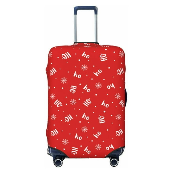 Kdxio Christmas Pattern Luggage Cover for Travel,Elastic and Durable,Fits 18-32 Inch,Anti-Scratch Suitcase Protector-No luggage included