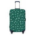 thumbnail image 1 of Kdxio Christmas Snowflakes Pattern Luggage Cover for Travel,Elastic and Durable,Fits 18-32 Inch,Anti-Scratch Suitcase Protector-No luggage included, 1 of 5