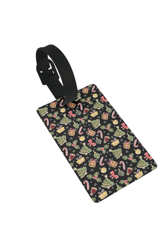 Christmas Tree Decoration Luggage Tags Privacy Cover ID Label Suitcase Tags Identifiers For School Bags,Suitcases