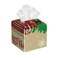 thumbnail image 1 of Kdxio Christmas Vintage Red Truck Print Tissue Box Cover,Square Decorative PU Leather Facial Paper Case Organizer Holder Dispenser for Bathroom,Night Stands,Desk,Car 5.2''X5.2''X5.2'', 1 of 8