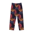 thumbnail image 1 of Kdxio Circular Stripes Print Men's Sleep Pajama Pant Lounge Pants with Pockets, 1 of 8