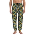 thumbnail image 1 of Kdxio Citrus Fruits Elegant Lemons Pattern Joggers,Sweatpants for Men with Pockets-Small, 1 of 5
