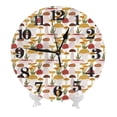 thumbnail image 1 of Kdxio Clock number Print Wall Clock,10 Inch Battery Operated Wall Clocks,Silent Non Ticking Small Analog Clock for Living Room,Office,Home,Bedroom,Kitchen,Bathroom, 1 of 7