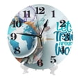thumbnail image 1 of Kdxio Clock number Print Wall Clock,10 Inch Battery Operated Wall Clocks,Silent Non Ticking Small Analog Clock for Living Room,Office,Home,Bedroom,Kitchen,Bathroom, 1 of 7