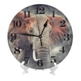 thumbnail image 1 of Kdxio Clock number Print Wall Clock,10 Inch Battery Operated Wall Clocks,Silent Non Ticking Small Analog Clock for Living Room,Office,Home,Bedroom,Kitchen,Bathroom, 1 of 7