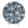 thumbnail image 1 of Kdxio Clock number Print Wall Clock,10 Inch Battery Operated Wall Clocks,Silent Non Ticking Small Analog Clock for Living Room,Office,Home,Bedroom,Kitchen,Bathroom, 1 of 7