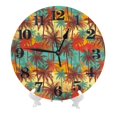 thumbnail image 1 of Kdxio Clock number Print Wall Clock,10 Inch Battery Operated Wall Clocks,Silent Non Ticking Small Analog Clock for Living Room,Office,Home,Bedroom,Kitchen,Bathroom, 1 of 7