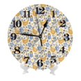 thumbnail image 1 of Kdxio Clock number Print Wall Clock,10 Inch Battery Operated Wall Clocks,Silent Non Ticking Small Analog Clock for Living Room,Office,Home,Bedroom,Kitchen,Bathroom, 1 of 7