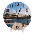 thumbnail image 1 of Kdxio Clock number Print Wall Clock,10 Inch Battery Operated Wall Clocks,Silent Non Ticking Small Analog Clock for Living Room,Office,Home,Bedroom,Kitchen,Bathroom, 1 of 7