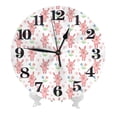 thumbnail image 1 of Kdxio Clock number Print Wall Clock,10 Inch Battery Operated Wall Clocks,Silent Non Ticking Small Analog Clock for Living Room,Office,Home,Bedroom,Kitchen,Bathroom, 1 of 7
