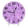 thumbnail image 1 of Kdxio Clock number Print Wall Clock,10 Inch Battery Operated Wall Clocks,Silent Non Ticking Small Analog Clock for Living Room,Office,Home,Bedroom,Kitchen,Bathroom, 1 of 7
