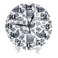 thumbnail image 1 of Kdxio Clock number Print Wall Clock,10 Inch Battery Operated Wall Clocks,Silent Non Ticking Small Analog Clock for Living Room,Office,Home,Bedroom,Kitchen,Bathroom, 1 of 7