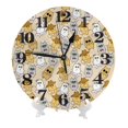 thumbnail image 1 of Kdxio Clock number Print Wall Clock,10 Inch Battery Operated Wall Clocks,Silent Non Ticking Small Analog Clock for Living Room,Office,Home,Bedroom,Kitchen,Bathroom, 1 of 7
