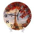 thumbnail image 1 of Kdxio Clock number Print Wall Clock,10 Inch Battery Operated Wall Clocks,Silent Non Ticking Small Analog Clock for Living Room,Office,Home,Bedroom,Kitchen,Bathroom, 1 of 7
