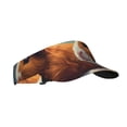 thumbnail image 1 of Kdxio Cloud Guinea Pig Print Sun Visor Hat Golf Visor Adjustable Velcro Outdoor Sports Cap for Men Women, 1 of 6