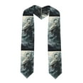 thumbnail image 1 of Kdxio Cloud White Dragon Graduation Stole Class, Graduation Sash, Unisex Adult 36" Academic Commencements-Sharp Corner, 1 of 7