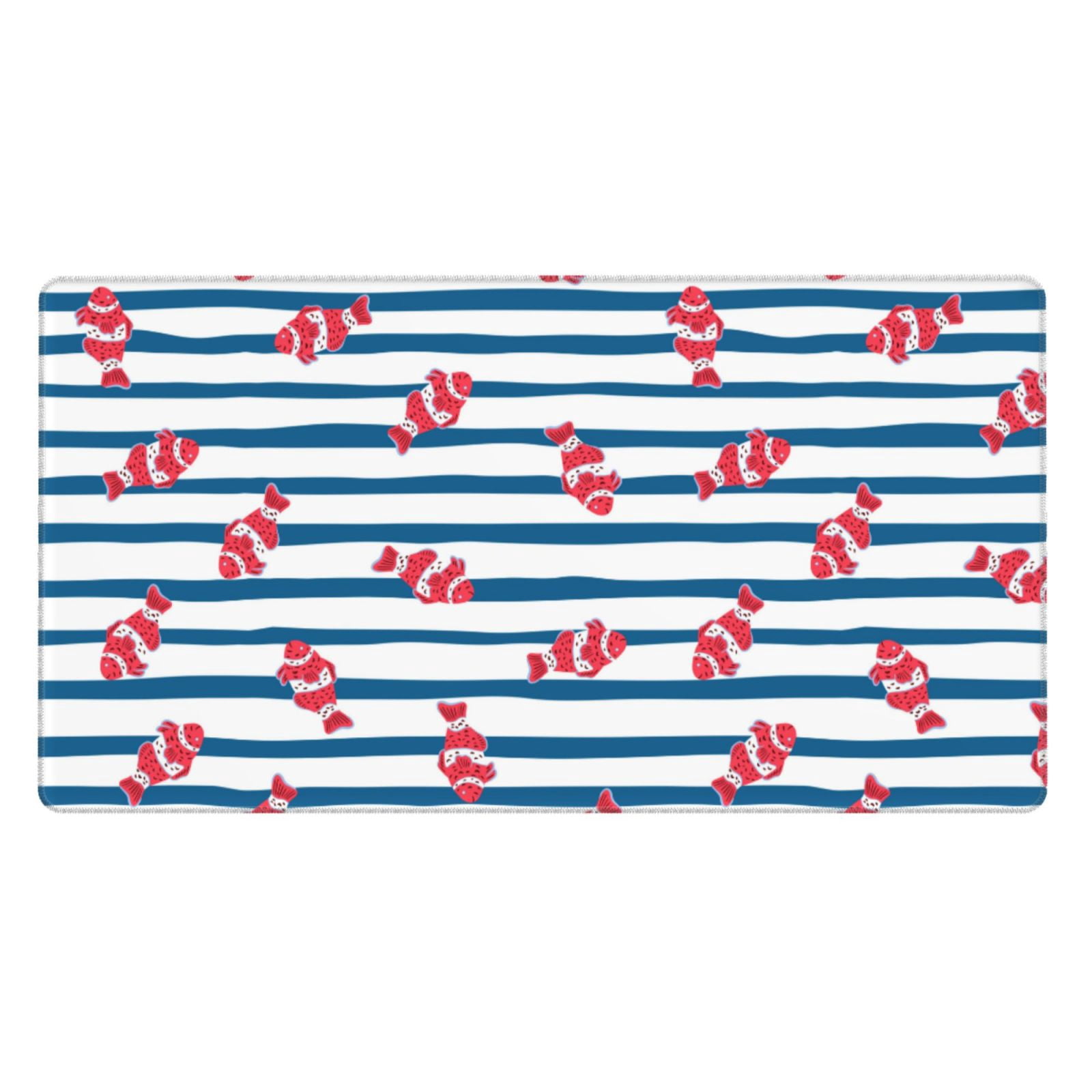 Kdxio Clown Fish Print Large Gaming Mouse Pad,Non-Slip Base,Water Resist Keyboard Pad for Gamer,Office & Home,29.5 x 15.8 in