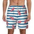 thumbnail image 1 of Kdxio Clown Fish Print Men'S Swim Trunks With Compression Liner 7 Inch Inseam Quick Dry Swim Shorts, 1 of 7