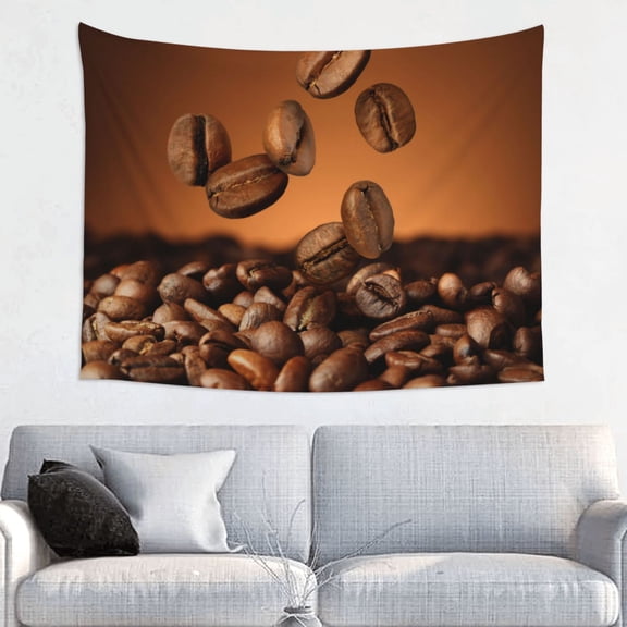 Kdxio Coffee Beans Wall Hanging Tapestries Banner For Bedroom College Dorm Home Living Room Party Decor 29X37 In