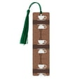 thumbnail image 1 of Kdxio Coffee Cafe Cup Print Metal Tassel Bookmarks,Perfect Gift for Art Lovers and Bookworms Metal Bookmarks for Women, 1 of 8