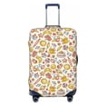 thumbnail image 1 of Kdxio Coffee Donuts Pattern Luggage Cover for Travel,Elastic and Durable,Fits 18-32 Inch,-No luggage included, 1 of 8