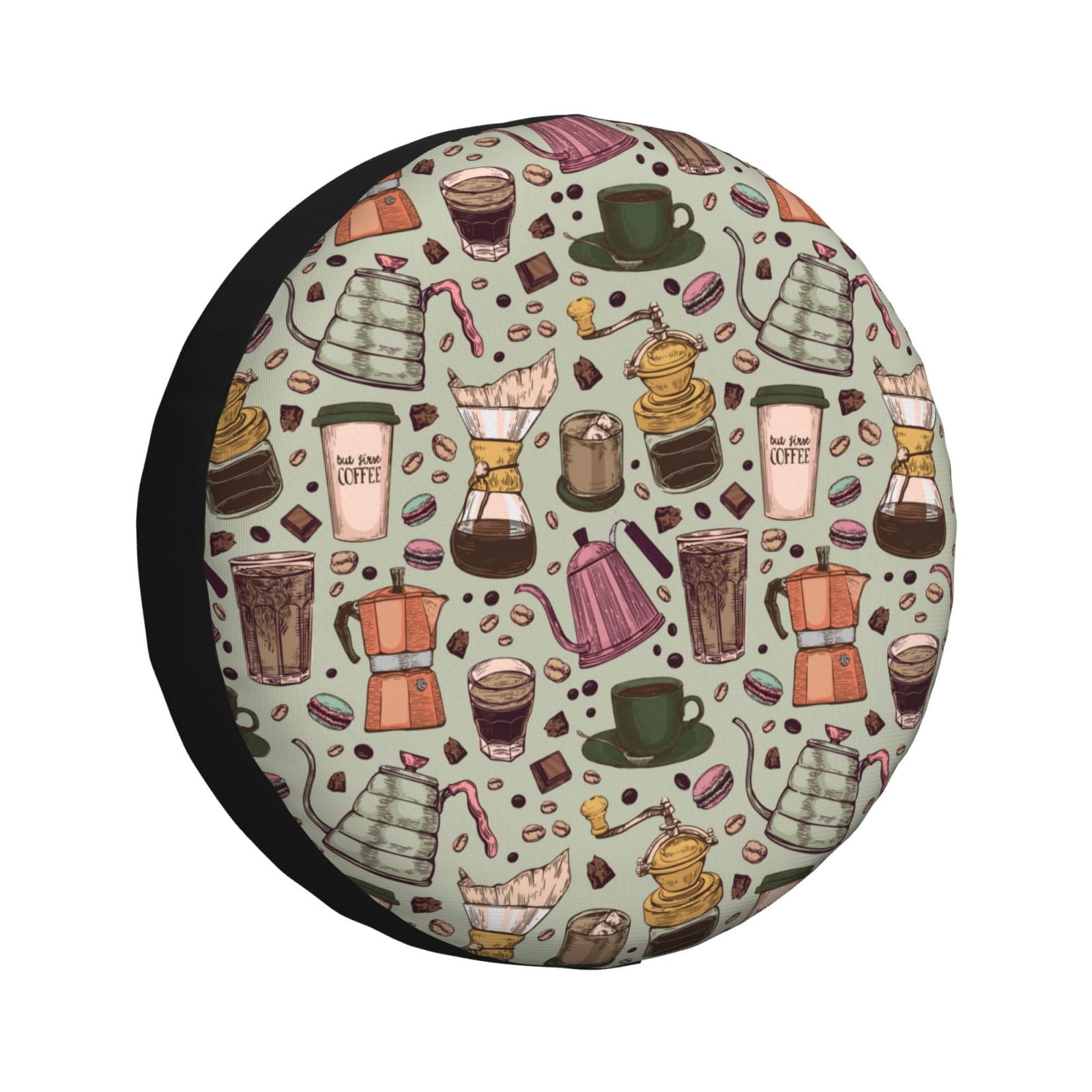 Kdxio Coffee pots cup for Tire Cover Wheel Protectors Tyre Covers