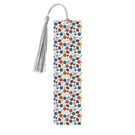 Kdxio Color Balls Print Metal Tassel Bookmarks,Perfect Gift for Art Lovers and Bookworms Metal Bookmarks for Women