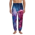 thumbnail image 1 of Kdxio Color Explosion Makeup Brush Pattern Joggers,Sweatpants for Men with Pockets-Large, 1 of 5
