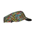 thumbnail image 1 of Kdxio Color Summer Print Sun Visor Hat Golf Visor Adjustable Velcro Outdoor Sports Cap for Men Women, 1 of 7
