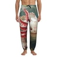 thumbnail image 1 of Kdxio Colorful Axolotl Underwater Pattern Joggers,Sweatpants for Men with Pockets-Medium, 1 of 5