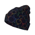 thumbnail image 1 of Kdxio Colorful Balloons Winter Beanie for Men Women Beanie Knit Hat Cuffed Cap Beanie Knit Chunky Snow Cap, 1 of 6