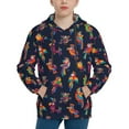 thumbnail image 1 of Kdxio Colorful Birds Pattern Boys Athletic Unisex Boys Girls Hoodie with Pocket Sweatshirts-X-Large, 1 of 6
