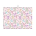 thumbnail image 1 of Kdxio Colorful Bunny for Dish Drying Mat,24*18 inch Absorbent Dish Drainer Kitchen Counter,Large Size Dish Drying Pad for Countertops,Draining Racks, 1 of 9