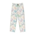thumbnail image 1 of Kdxio Colorful Butterfly Print Men's Sleep Pajama Pant Lounge Pants with Pockets, 1 of 8