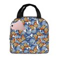 thumbnail image 1 of Kdxio Colorful Butterfly1 Print Insulated Lunch Bag,Reusable Tote Lunch Box for Women Men,Leakproof Cooler Lunch Bags for Work Office Travel Picnic, 1 of 6