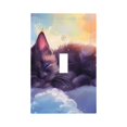 thumbnail image 1 of Kdxio Colorful Cloud Sleeping Cat Decorator Light Switch or Receptacle Outlet Wall Plate Decorator Wall Plate Child Safe Outlet Cover-Style T, 1 of 6