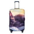 thumbnail image 1 of Kdxio Colorful Cloud Sleeping Cat Pattern Luggage Cover for Travel,Elastic and Durable,Fits 18-32 Inch,Anti-Scratch Suitcase Protector-No luggage included, 1 of 5