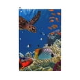 thumbnail image 1 of Kdxio Colorful Coral Reef Pattern Golf Towel (24" X 16") with Carabiner Clip - The Convenient Golf Cleaning Towel, 1 of 8