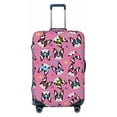 thumbnail image 1 of Kdxio Colorful Cute French Bulldog Pattern Luggage Cover for Travel,Elastic and Durable,Fits 18-32 Inch,-No luggage included, 1 of 8