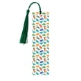 thumbnail image 1 of Kdxio Colorful Dinosaur Print Metal Tassel Bookmarks,Perfect Gift for Art Lovers and Bookworms Metal Bookmarks for Women, 1 of 8