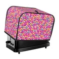 thumbnail image 1 of Kdxio Colorful Donuts 1 Print Toaster Cover Bread Machine Cover Fits for Most Standard 2 Slice Toasters,Keep Toaster Free From Dust And Fingerprint Oven Dustproof Cover, 1 of 7