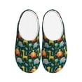 thumbnail image 1 of Kdxio Colorful Elephants Women's Men's Slippers Plush Slip-On House Slipper for Winter Indoor Soft Cushion Non-slip Fluffy Slides Slippers-37/38, 1 of 7