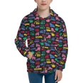 thumbnail image 1 of Kdxio Colorful Excavator Pattern Kids Boys Girls Zip Up Hoodie 3D Printed Hooded Sweatshirt Hoody Coat with Pocket 7-12 Y-Medium, 1 of 6