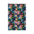 thumbnail image 1 of Kdxio Colorful Flowers Pattern Golf Towel (24" X 16") with Carabiner Clip - The Convenient Golf Cleaning Towel, 1 of 8